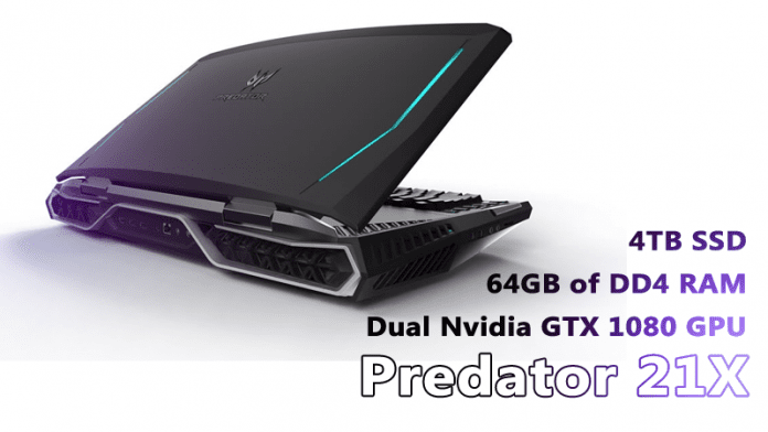 Meet Acer's Predator 21X: Gaming Laptop with Curved display