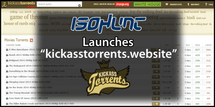 IsoHunt Launches An Unofficial KickassTorrent Mirror, KickassTorrent and Pirate Bay : Best Alternative 