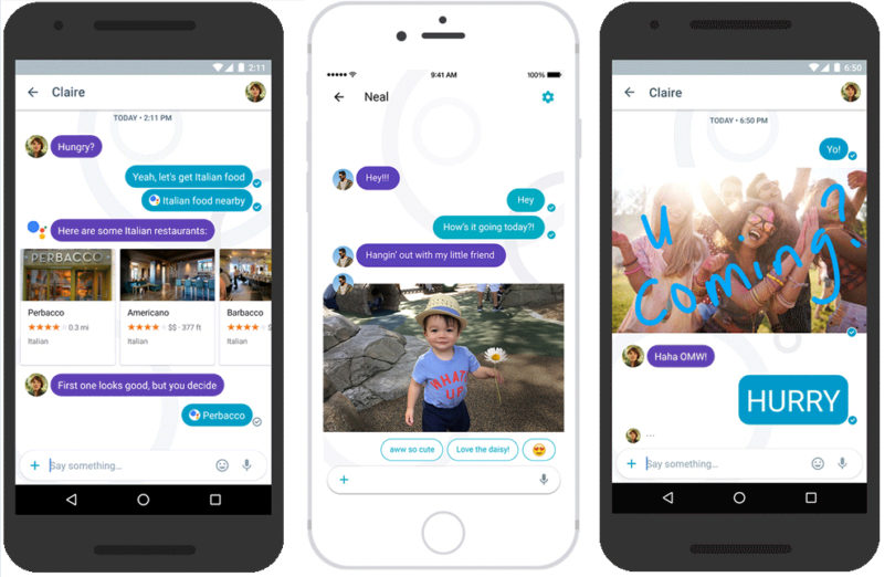 Google Allo in Android and iOS