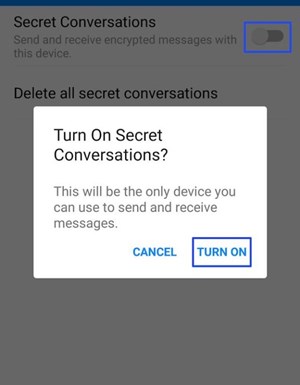 Encrypt Facebook Messenger and Send Self-Destruct Texts