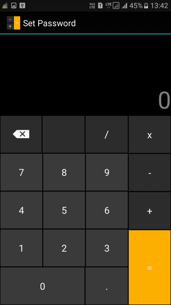 Hide Files & Folders Inside Calculator On Android